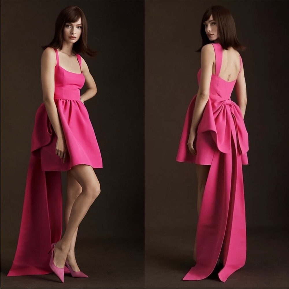 Sachin + Babi Blaine Taffeta Dress Size 12 Magenta